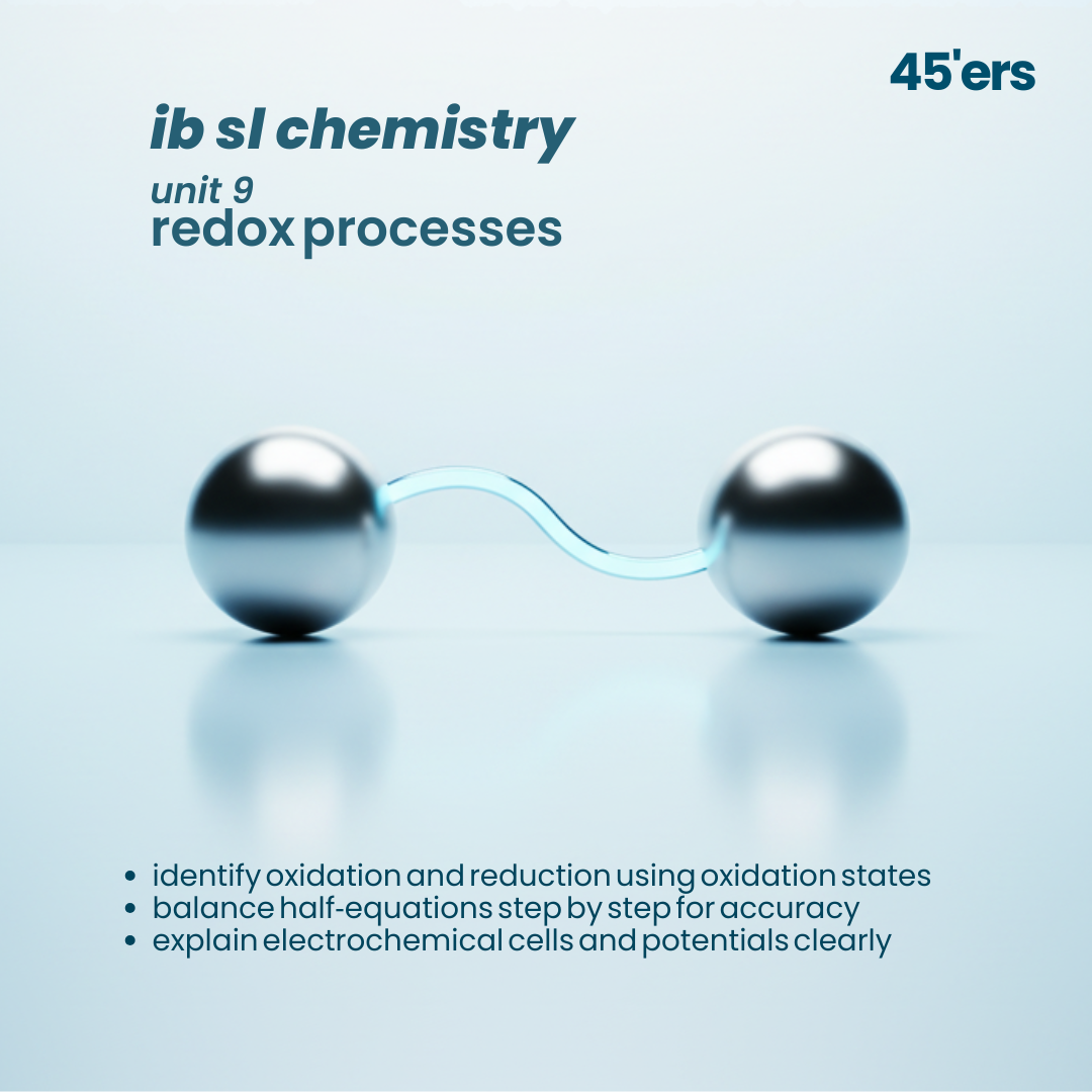 IB redox reactions SL notes