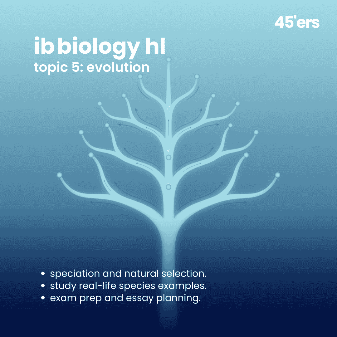 Evolution and Biodiversity – IB Biology HL Topic 5 Notes