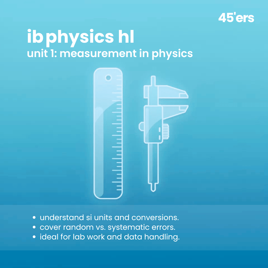 Physics HL Measurement