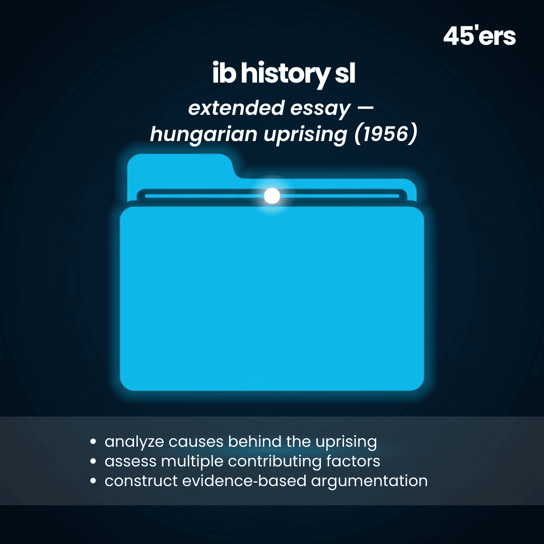 History SL Extended Essay