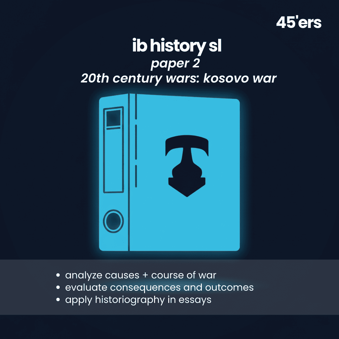 History SL Kosovo War Paper 2